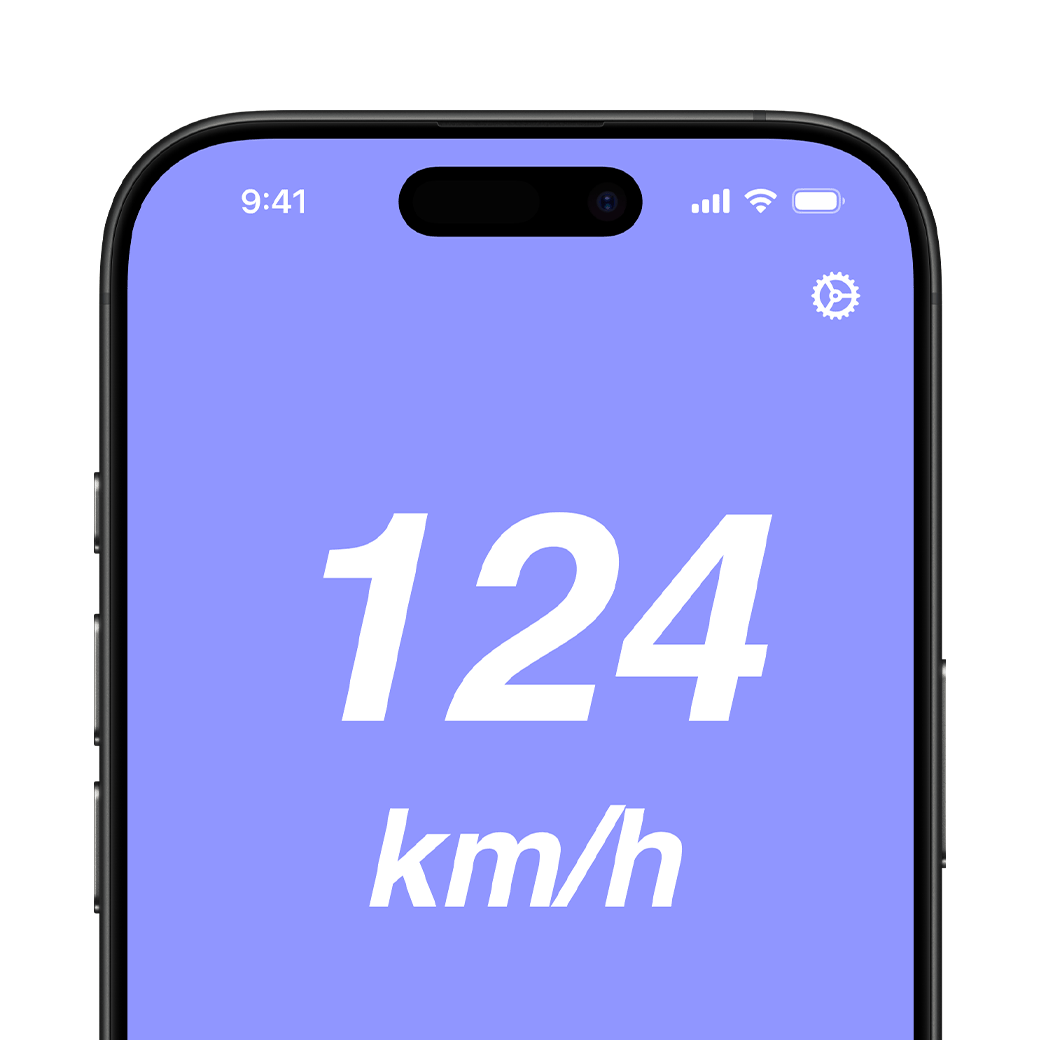 Speed Panels - 124 km/h Display