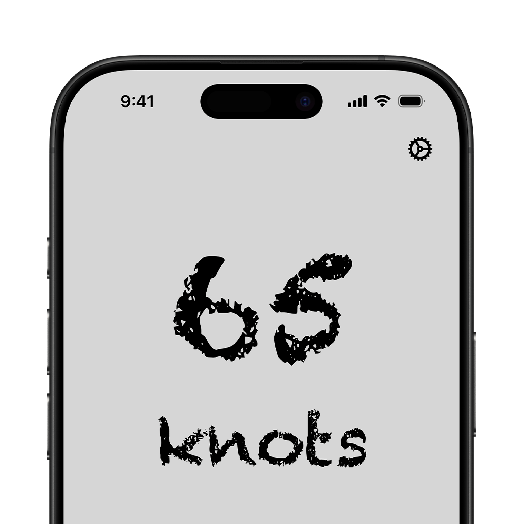 Speed Panels - 65 Knots Display